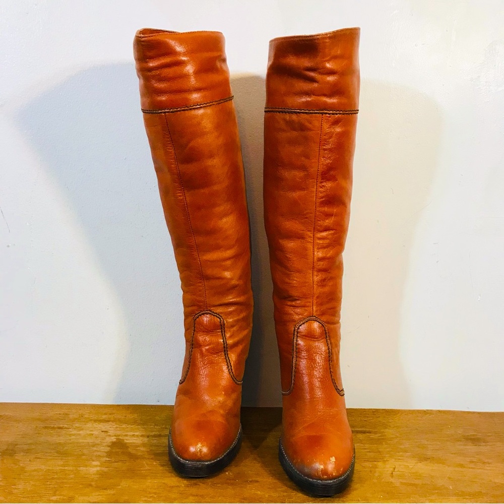 COPY - 70s vintage cowboy style leather boots - Picture 6 of 11